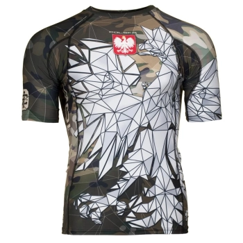 Extreme Hobby Short Sleeve Rashguard Polska Camo