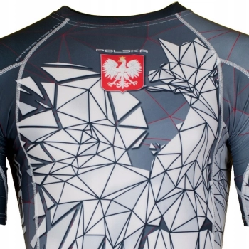 Extreme Hobby Short Sleeve Rashguard Polska Grey (szary)