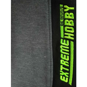 Extreme Hobby Spodnie Dresowe Joggers Grafitowe (Graphite/Green)