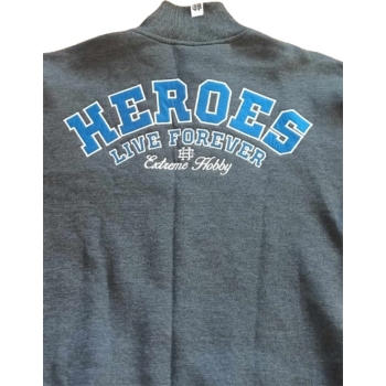 Extreme Hobby Sweatjacket Heroes - bluza rozpinana grafitowa