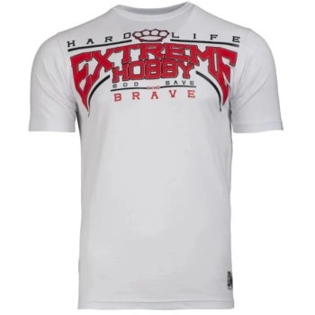 Extreme Hobby T-Shirt Hard Life - koszulka biała