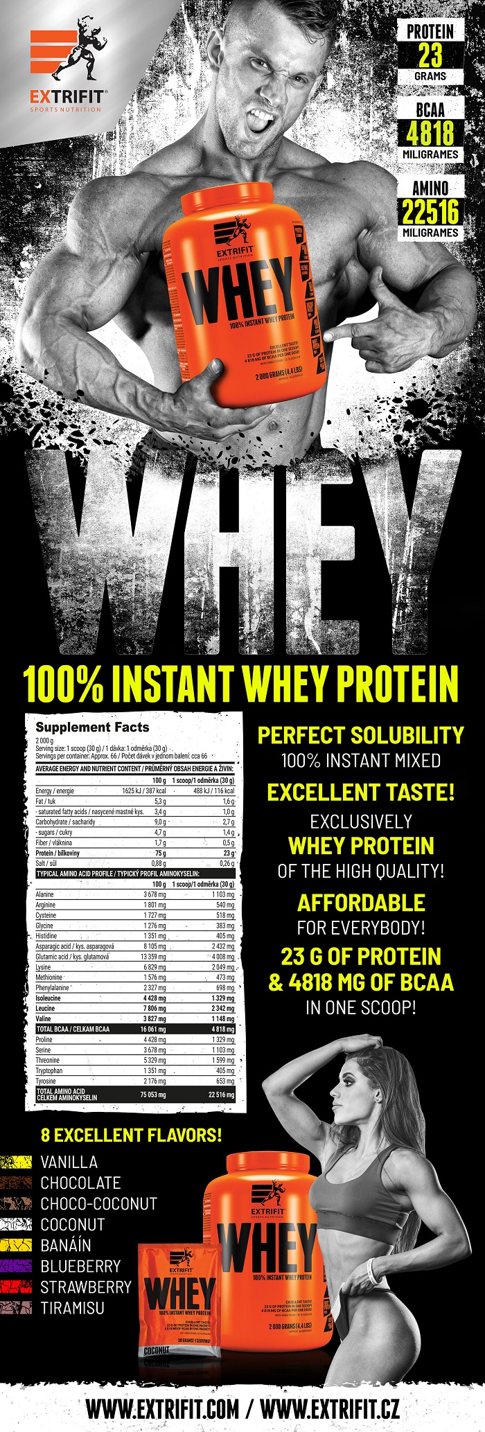 Extrifit 100% Instant Whey Protein - banner
