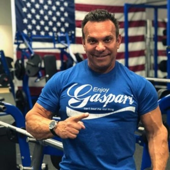 Gaspari Nutrition T-shirt Enjoy Gaspari Blue