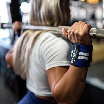 Gaspari Nutrition Wrist Wraps Blue - usztywniacze nadgarstków - Niebieskie