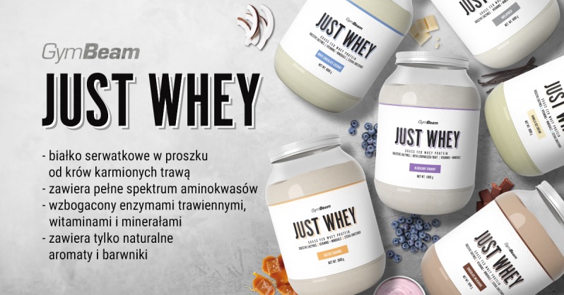 GymBeam Just Whey - banner