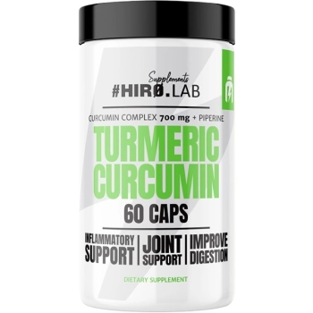HIRO.LAB Turmeric Curcumin + Piperine 60 kaps.