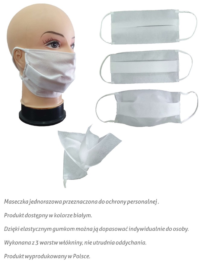Maseczka ochronna oddychająca