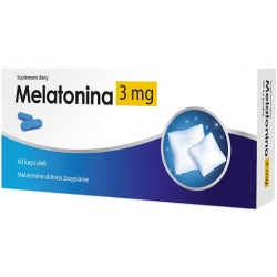 Melatonina 3 mg 60 kaps.