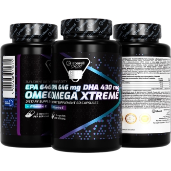 Laborell Omega 3 Xtreme - EPA 649 mg DHA 430 mg 60 kaps.