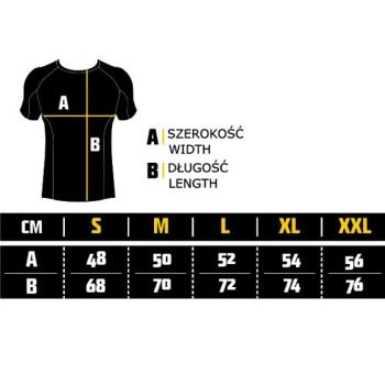 MANTO Short Sleeve Rashguard 04 Czarny