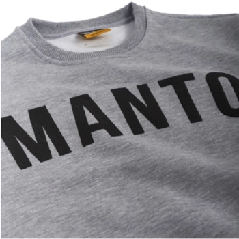 MANTO Crewneck ARC Bluza Szara (jasny melanż)