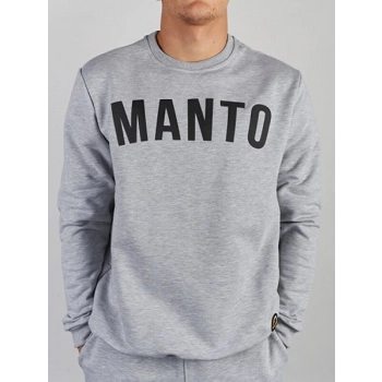 MANTO Crewneck ARC Bluza Szara (jasny melanż)
