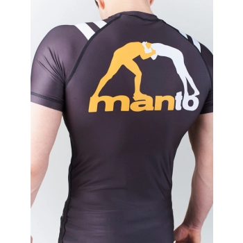 MANTO Short Sleeve Rashguard 04 Czarny