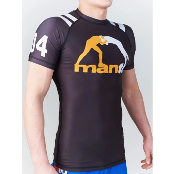 MANTO Short Sleeve Rashguard 04 Czarny