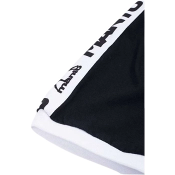 MANTO T-Shirt Stripe Black - koszulka czarna