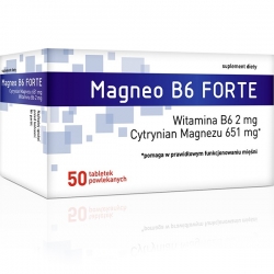 MBM Pharma Magneo B6 Forte - Cytrynian Magnezu 50 tab.