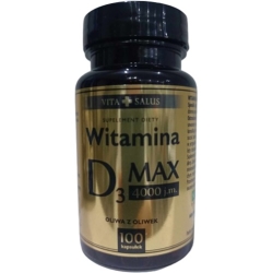 MBM Pharma Witamina D3 MAX 4000 j.m. (w oliwie z oliwek) - 100 kaps.
