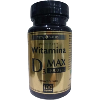 MBM Pharma Witamina D3 MAX 4000 j.m. (w oliwie z oliwek) - 100 kaps.