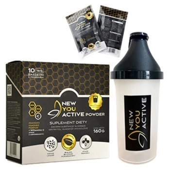 New You Active Powder 160g (10x16g) + Shaker 500ml