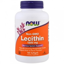 NOW Foods Lecithin 1200mg 100 kaps.