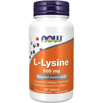NOW Foods L-Lysine 500 mg 100 tab.