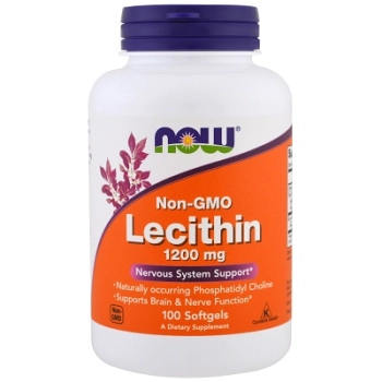 NOW Foods Lecithin 1200mg 100 kaps.