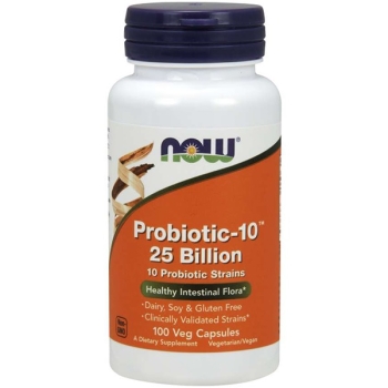 NOW Foods Probiotic-10 25 Billion 100 veg capsules