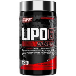 Nutrex Lipo-6 Black 120 kaps. – spalacz tkanki tłuszczowej