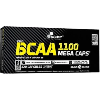 Olimp BCAA 1100 Mega Caps 120 kaps. – aminokwasy rozgałęzione