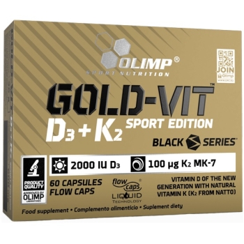 Olimp Gold-Vit D3+K2 Sport Edition 60 kaps.