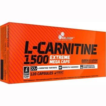 Olimp L-Carnitine 1500 Extreme Mega Caps - 120 kapsułek