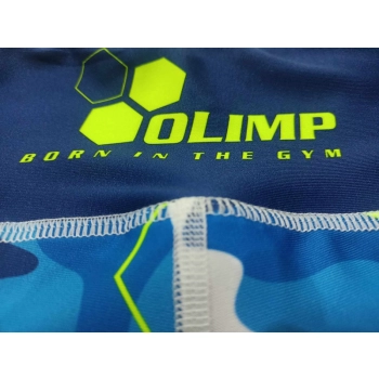 Olimp Women's Leggings Camo Blue&White - Legginsy damskie