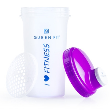 Olimp Shaker Queen Fit I love fitness 700ml