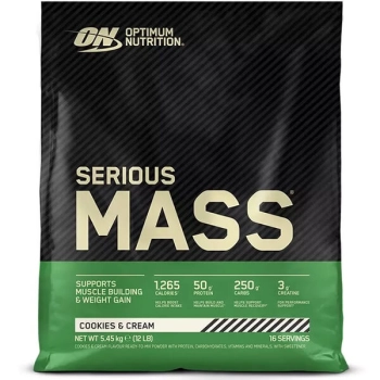 Optimum Nutrition Serious Mass 5.45 kg odżywka na masę