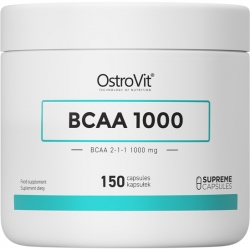 OstroVit BCAA 1000 mg 150 kaps.