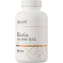 OstroVit Biotin - Biotyna 10.000 MAX 60 tab.