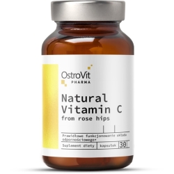 OstroVit Pharma Naturalna Witamina C z Dzikiej Róży 30 kaps