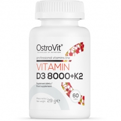 OstroVit Vitamin D3 8000 + K2 60 tab.