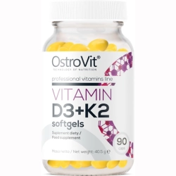 OstroVit Vitamin D3 + K2 Softgels 90 kaps.