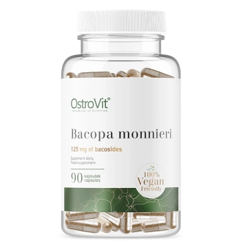 OstroVit Bacopa monnieri 250 mg - Bakopa Drobnolistna VEGE 90 kaps.