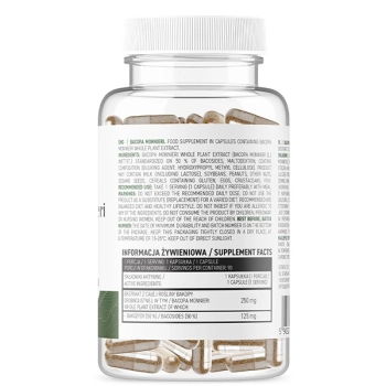 OstroVit Bacopa monnieri 250 mg - Bakopa Drobnolistna VEGE 90 kaps.