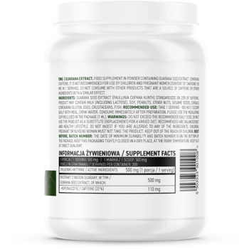 OstroVit Guarana Extract - proszek 100g