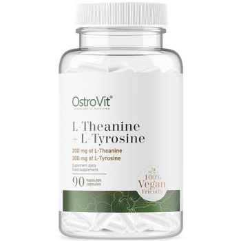OstroVit L-Teanina + L-Tyrozyna VEGE 90 kaps.