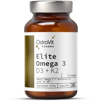 OstroVit Pharma Elite Omega 3 D3 + K2 30 kaps.