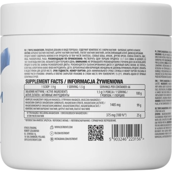 OstroVit Triple Magnesium 100g