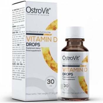 OstroVit Vitamin D Drops - Witamina D3 krople 30ml