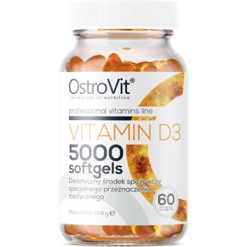 OstroVit Vitamin D3 5000 60 kaps.
