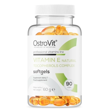 OstroVit Witamina E Naturalny Kompleks Tokoferoli 90 kaps.