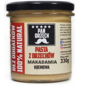 Pan Orzech Pasta z Orzechów Makadamia 330g