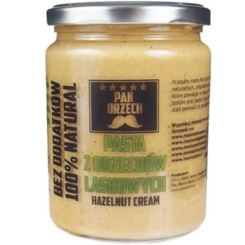 Pan Orzech 100% Masło z Orzechów Laskowych 500g